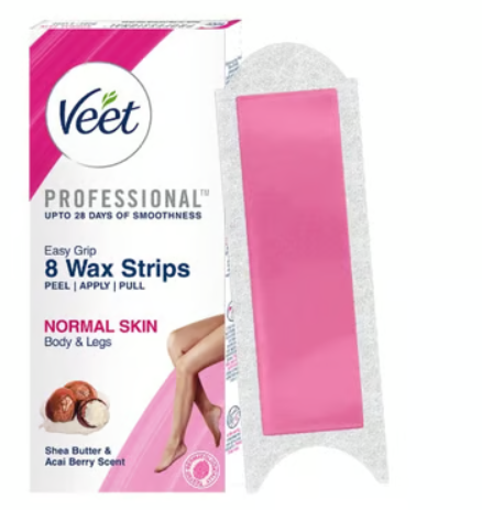 Veet Professional Ready-to-use Normal Skin Wax Strips